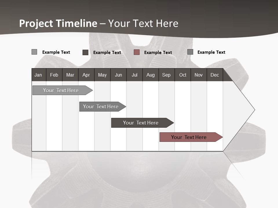 Circle Wheel Construct PowerPoint Template
