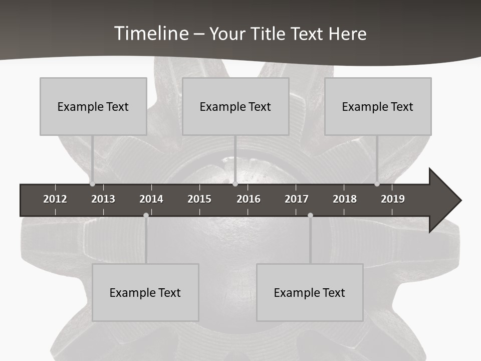 Circle Wheel Construct PowerPoint Template