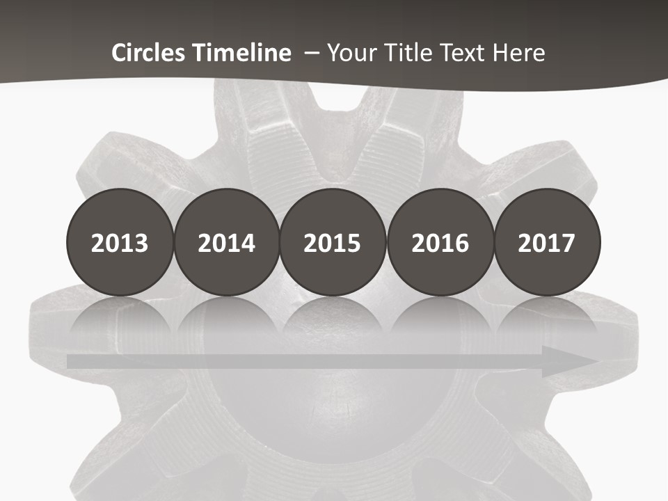 Circle Wheel Construct PowerPoint Template