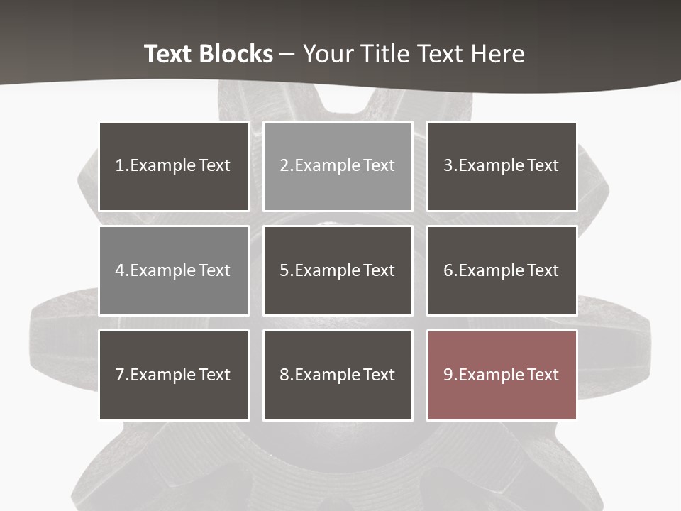 Circle Wheel Construct PowerPoint Template