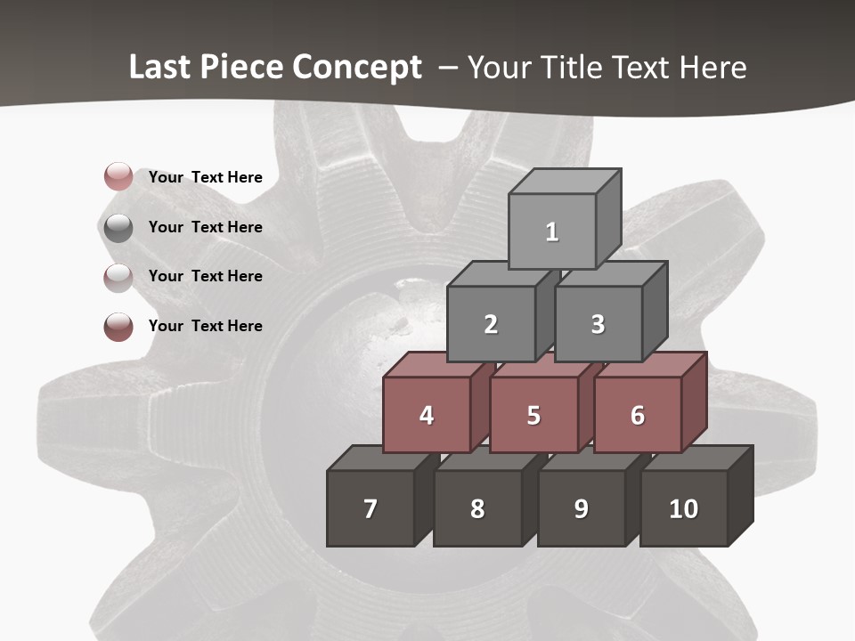 Circle Wheel Construct PowerPoint Template