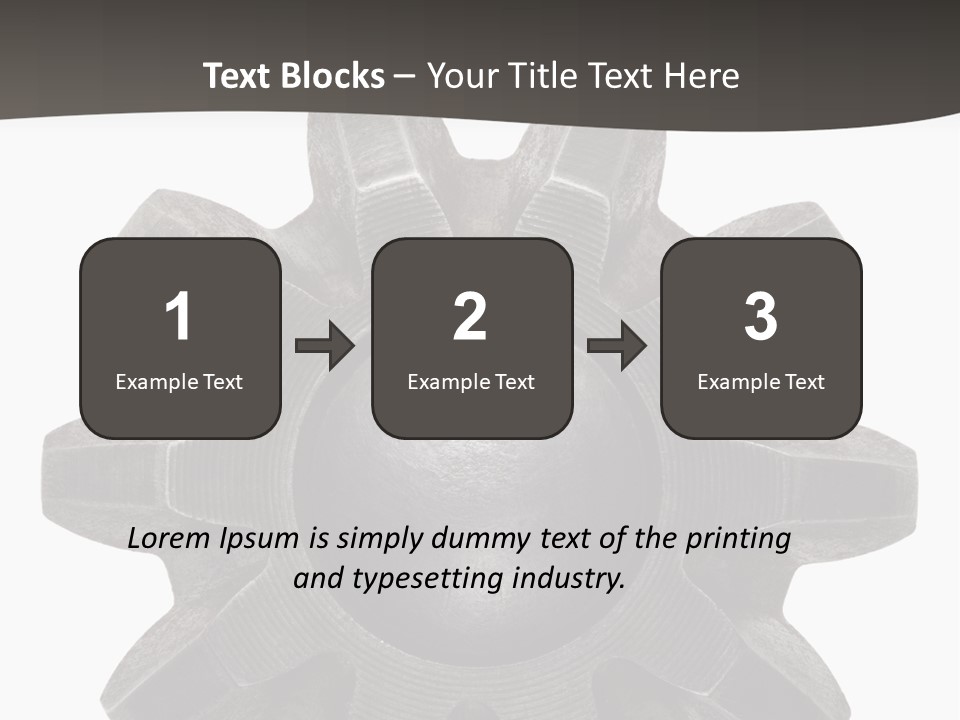 Circle Wheel Construct PowerPoint Template