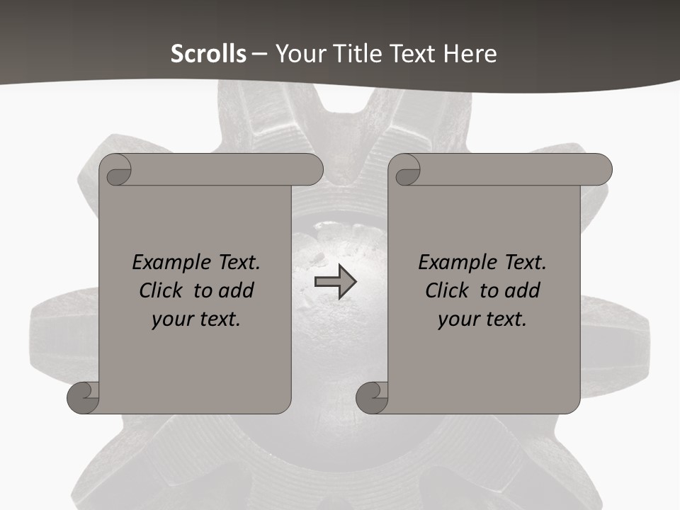 Circle Wheel Construct PowerPoint Template