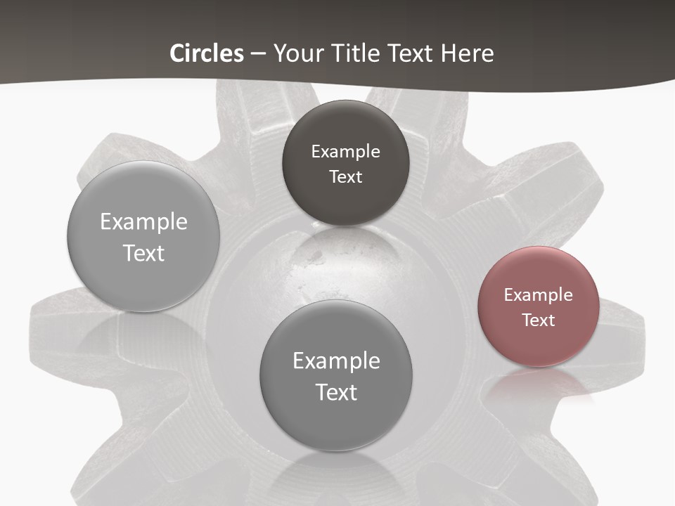 Circle Wheel Construct PowerPoint Template