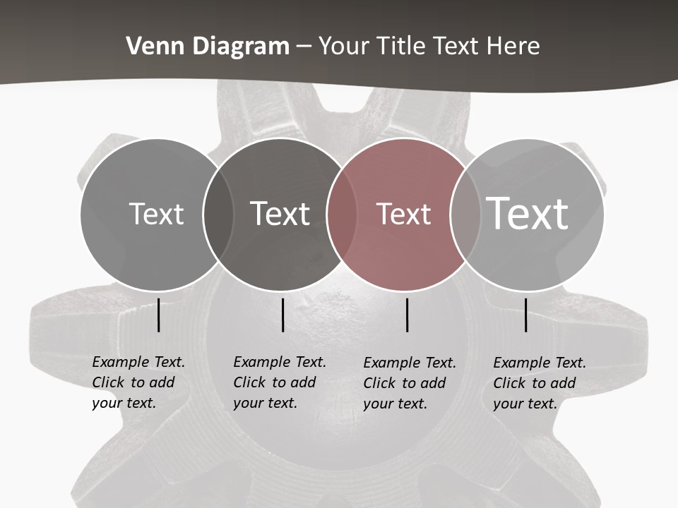 Circle Wheel Construct PowerPoint Template