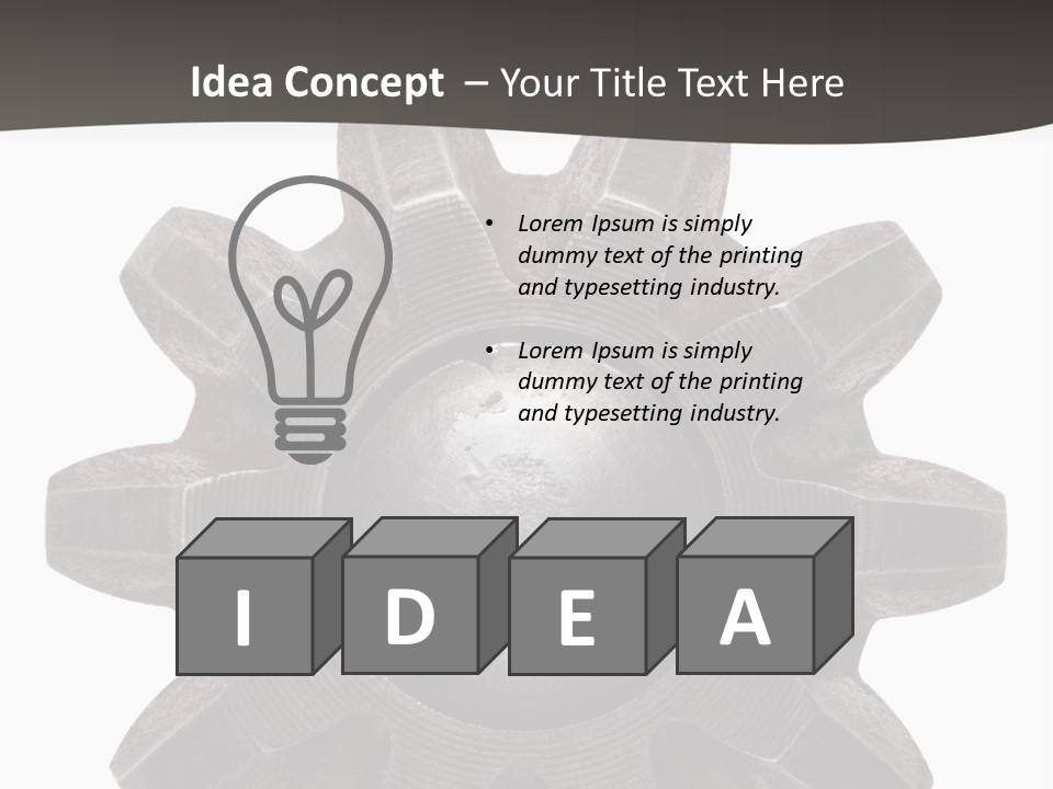 Circle Wheel Construct PowerPoint Template