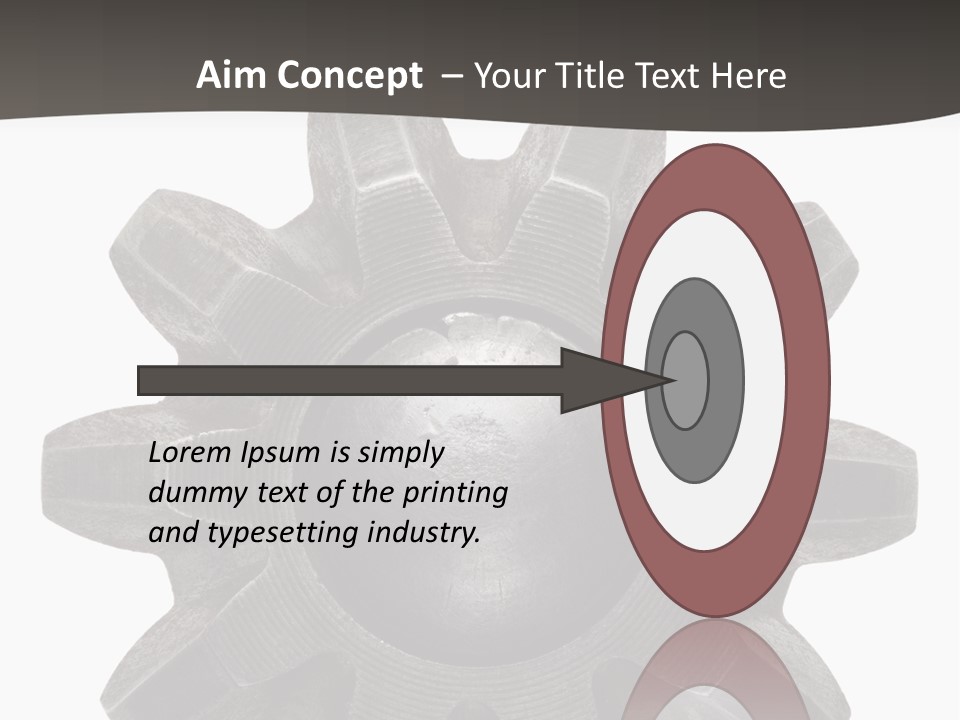 Circle Wheel Construct PowerPoint Template