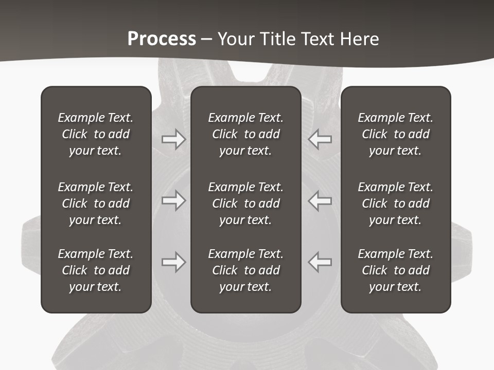 Circle Wheel Construct PowerPoint Template
