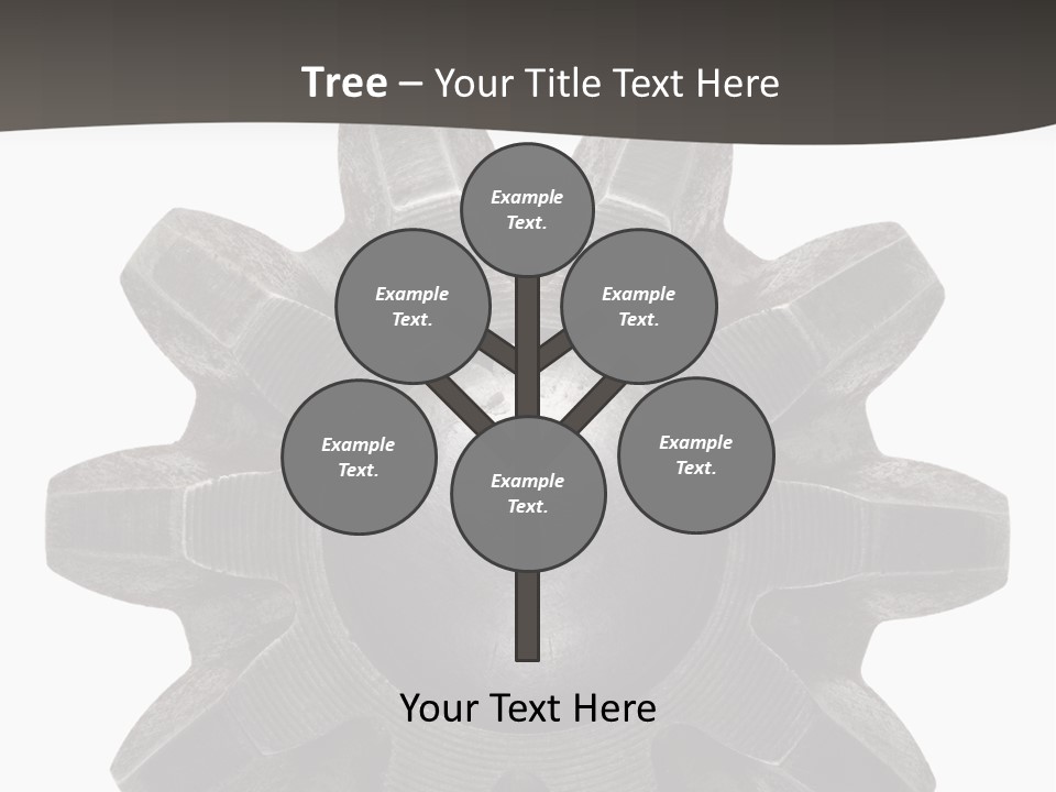 Circle Wheel Construct PowerPoint Template