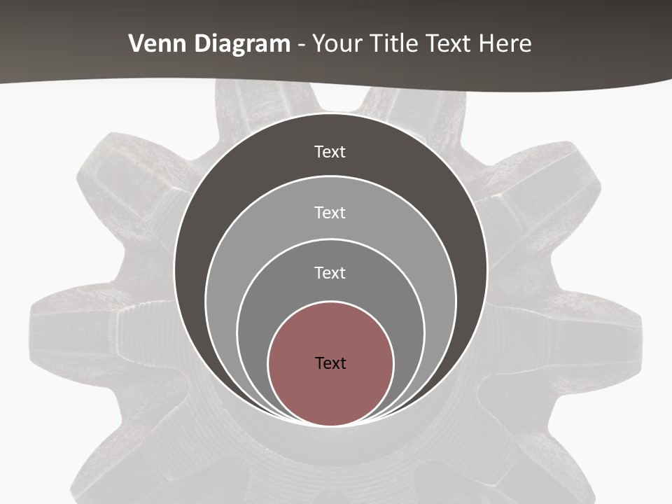 Circle Wheel Construct PowerPoint Template