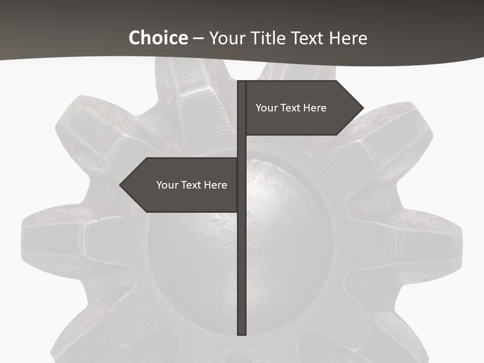 Circle Wheel Construct PowerPoint Template