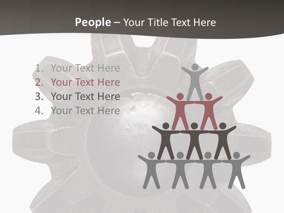 Circle Wheel Construct PowerPoint Template