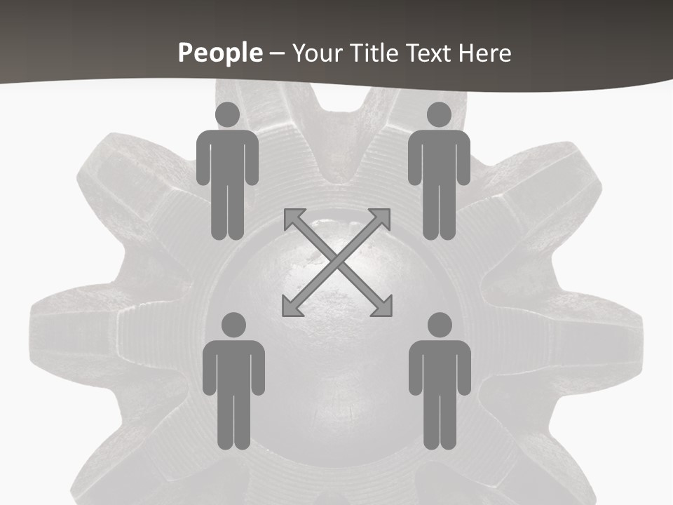 Circle Wheel Construct PowerPoint Template