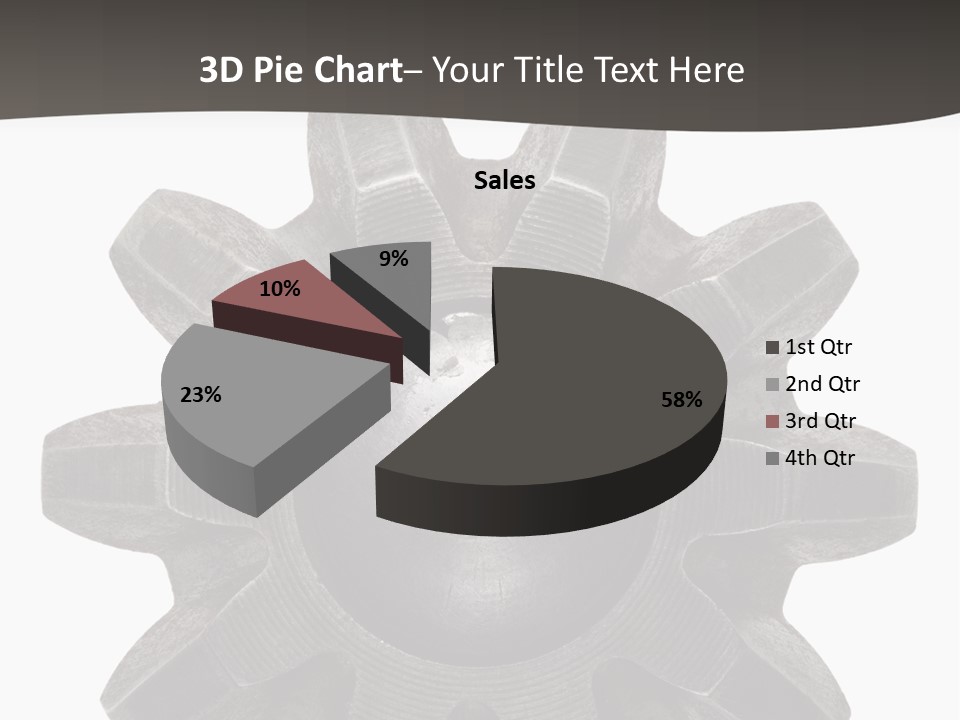 Circle Wheel Construct PowerPoint Template