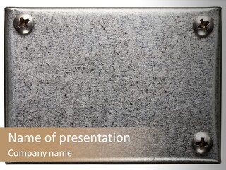 Hardware Industrial Frame PowerPoint Template