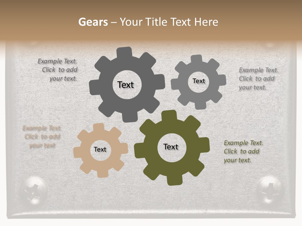 Hardware Industrial Frame PowerPoint Template
