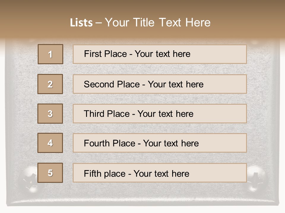Hardware Industrial Frame PowerPoint Template