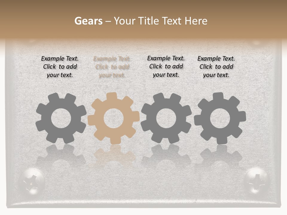 Hardware Industrial Frame PowerPoint Template