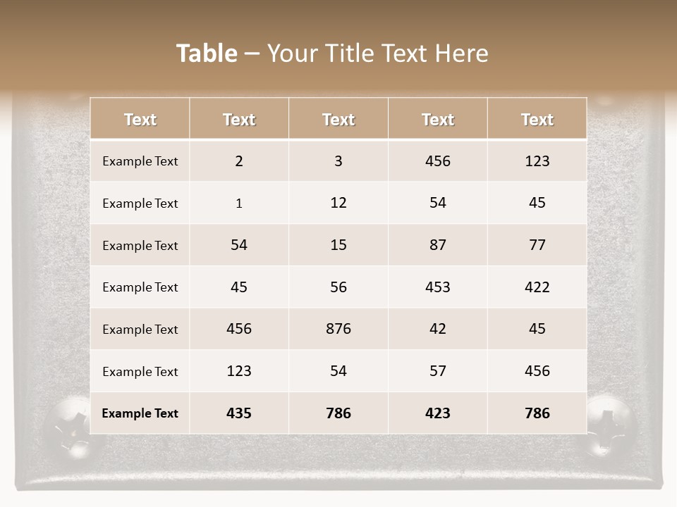 Hardware Industrial Frame PowerPoint Template