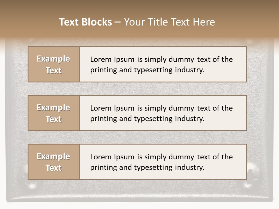 Hardware Industrial Frame PowerPoint Template