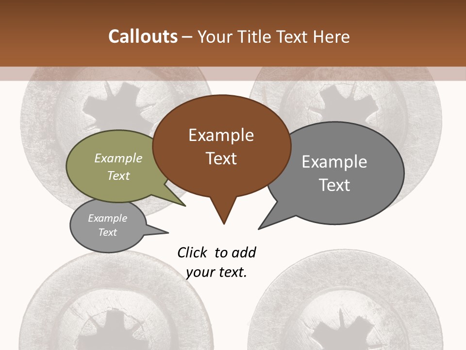 Scratchy Construct Detail PowerPoint Template
