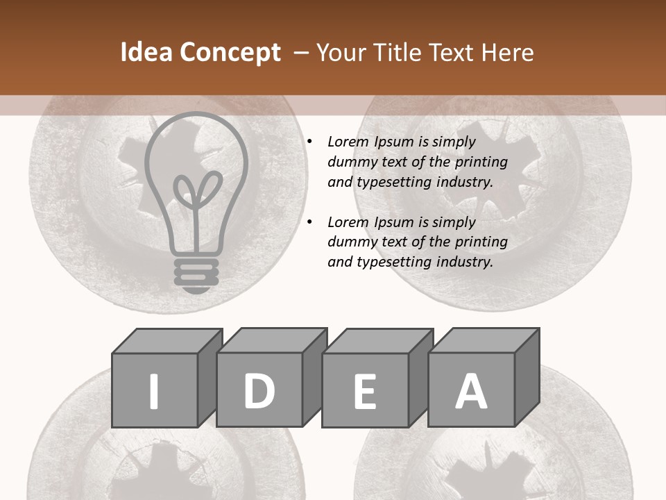 Scratchy Construct Detail PowerPoint Template