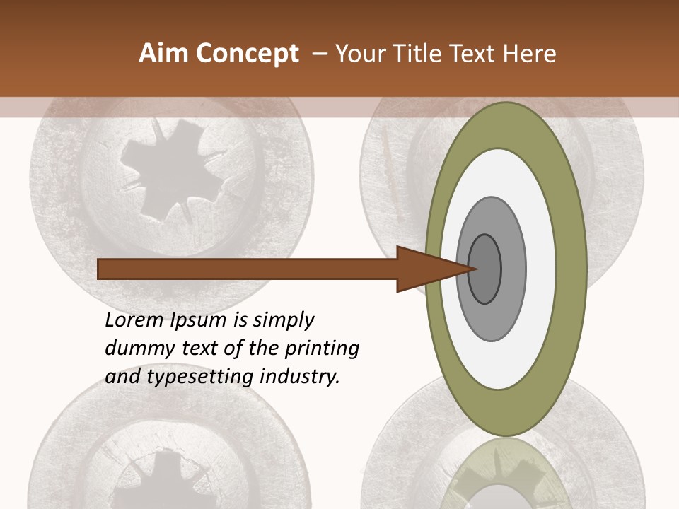 Scratchy Construct Detail PowerPoint Template