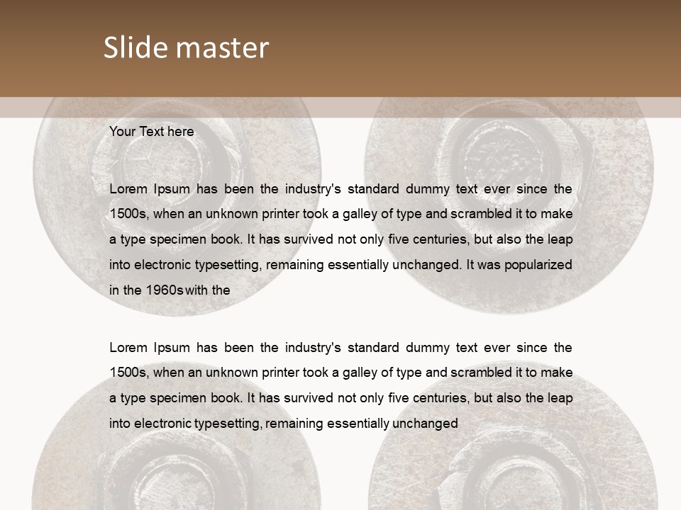 Element Nail Set PowerPoint Template