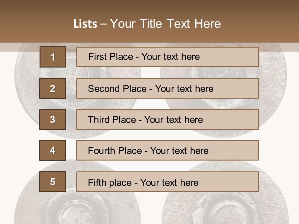 Element Nail Set PowerPoint Template