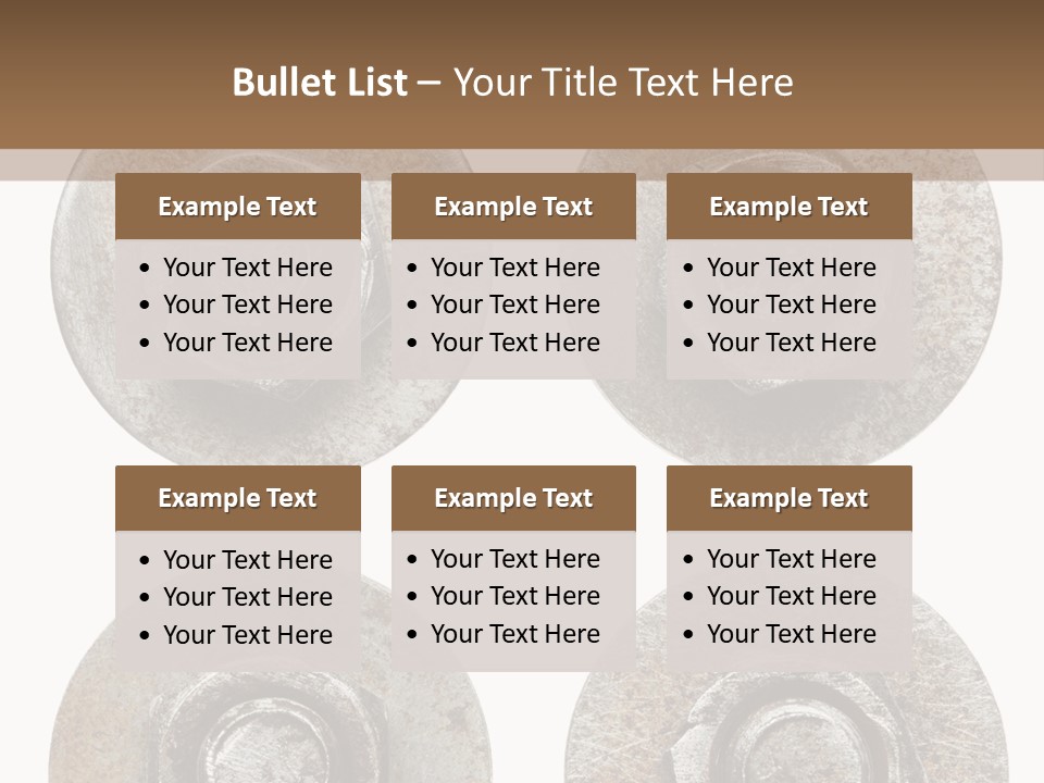 Element Nail Set PowerPoint Template