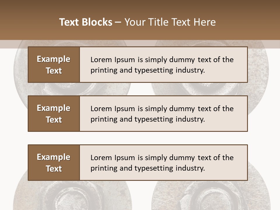 Element Nail Set PowerPoint Template
