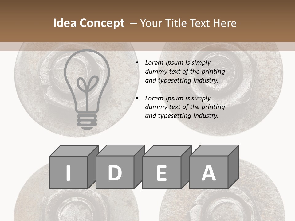 Element Nail Set PowerPoint Template