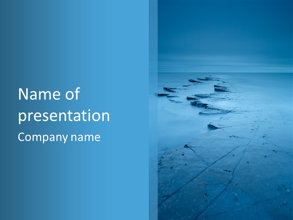 Sea Landschaften Kimmeridge PowerPoint Template