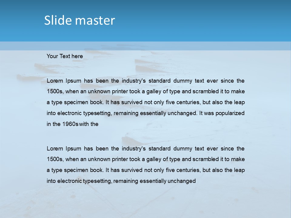 Sea Landschaften Kimmeridge PowerPoint Template