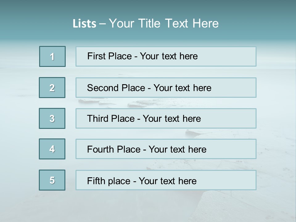 Meer Kimmeridge Bay PowerPoint Template