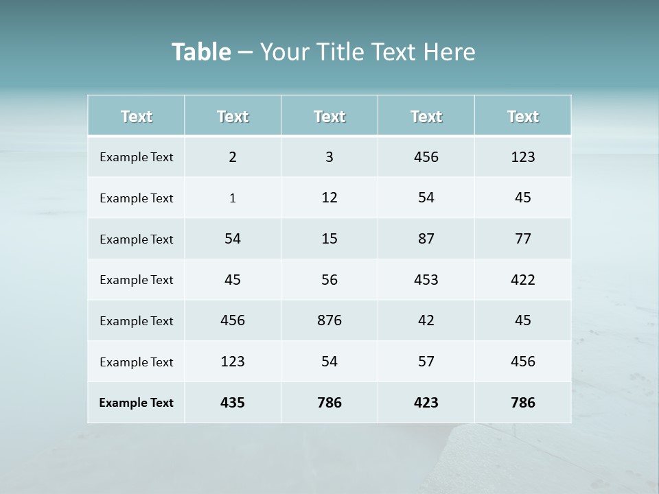 Meer Kimmeridge Bay PowerPoint Template