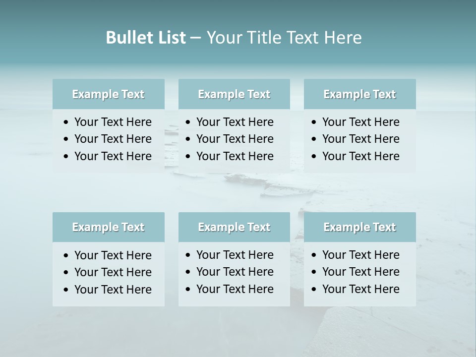 Meer Kimmeridge Bay PowerPoint Template