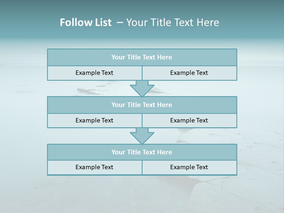 Meer Kimmeridge Bay PowerPoint Template