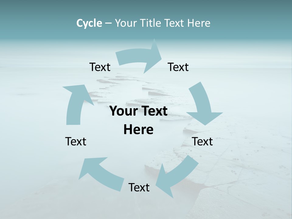 Meer Kimmeridge Bay PowerPoint Template