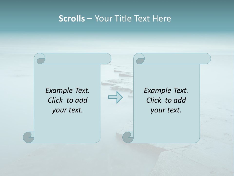 Meer Kimmeridge Bay PowerPoint Template