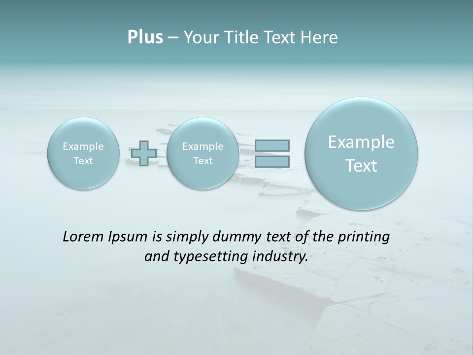 Meer Kimmeridge Bay PowerPoint Template
