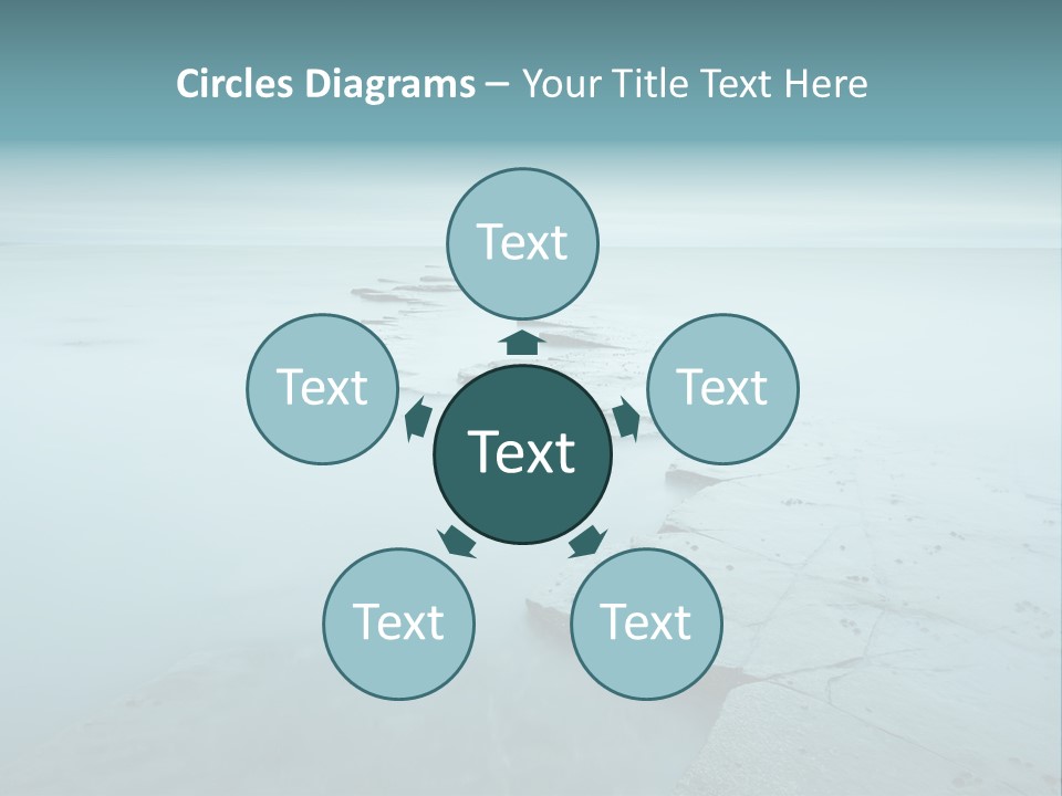 Meer Kimmeridge Bay PowerPoint Template