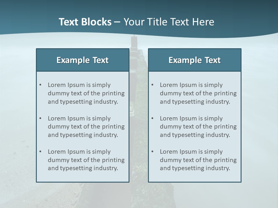 Landscapes Landschaften Dorset PowerPoint Template