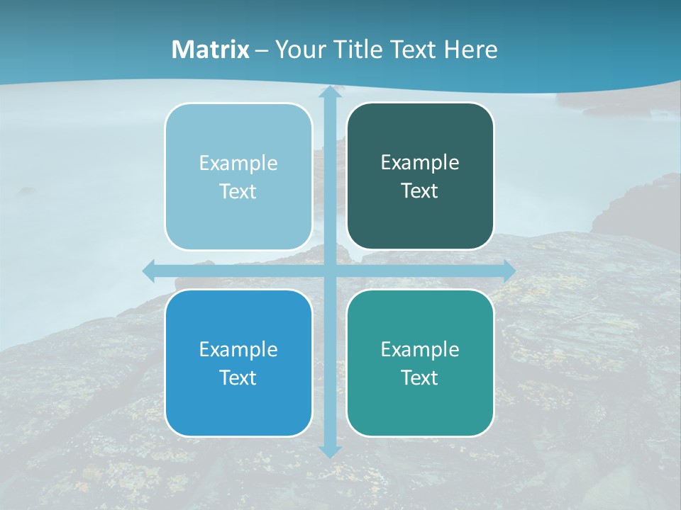 Lighthouse Storm Sea PowerPoint Template