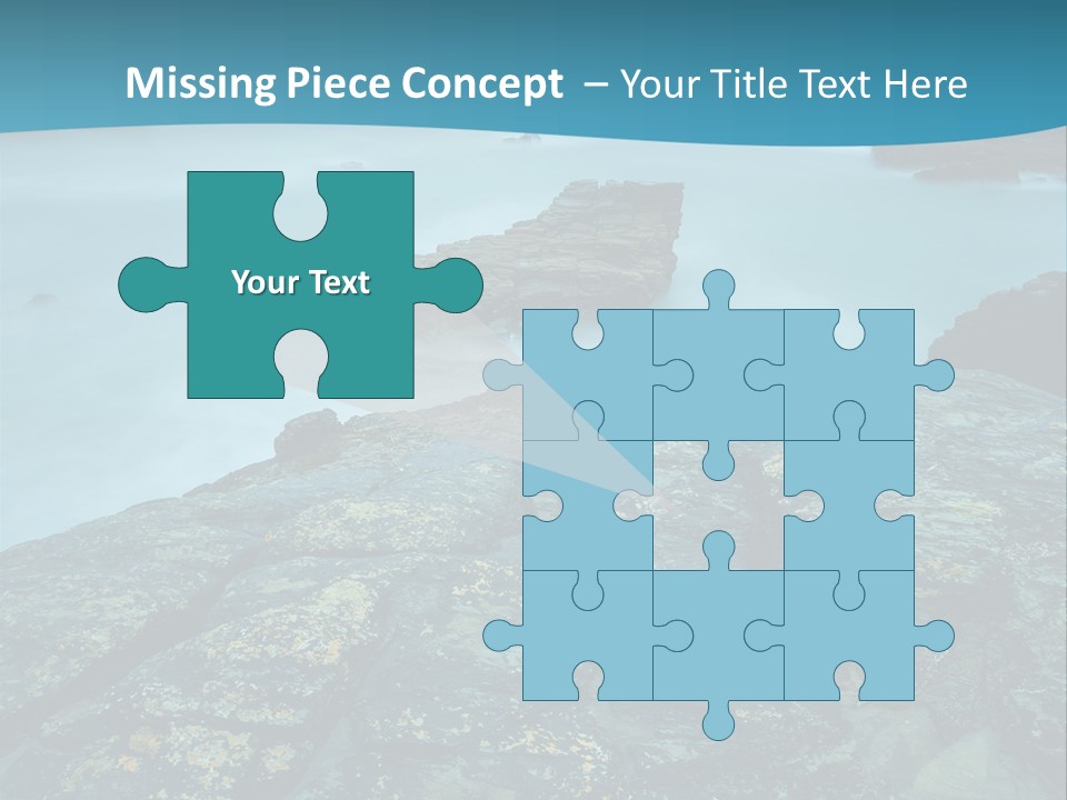 Lighthouse Storm Sea PowerPoint Template