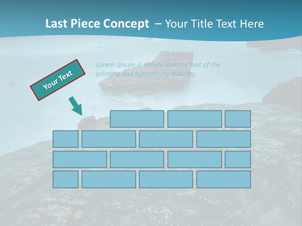 Lighthouse Storm Sea PowerPoint Template