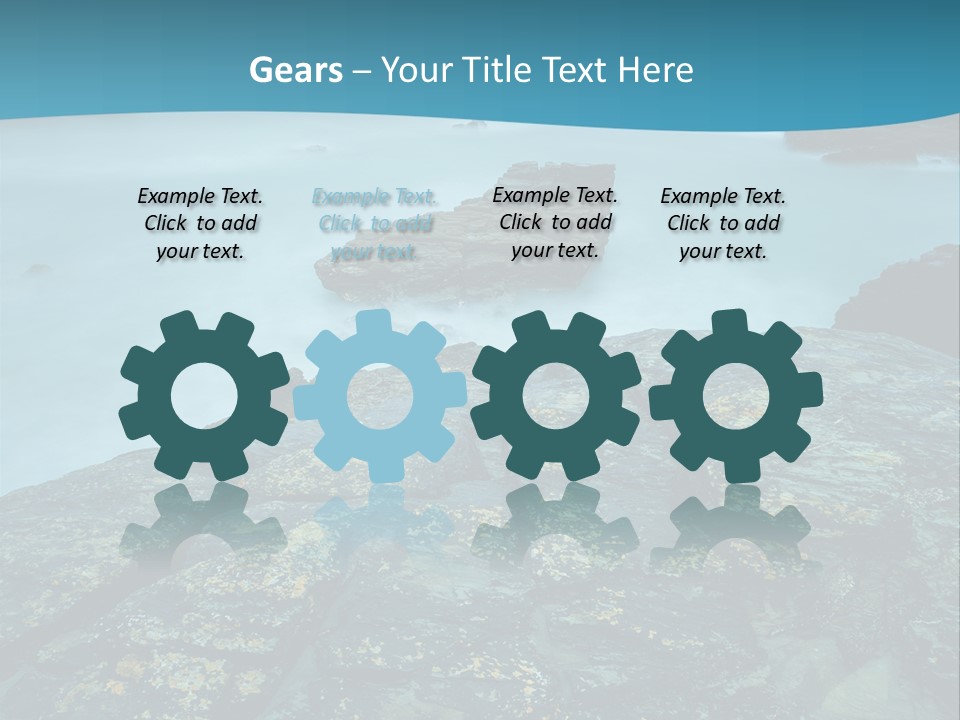 Lighthouse Storm Sea PowerPoint Template