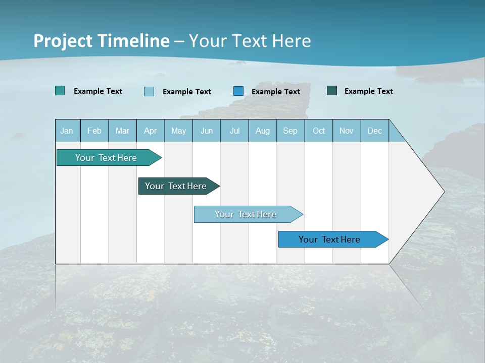 Lighthouse Storm Sea PowerPoint Template