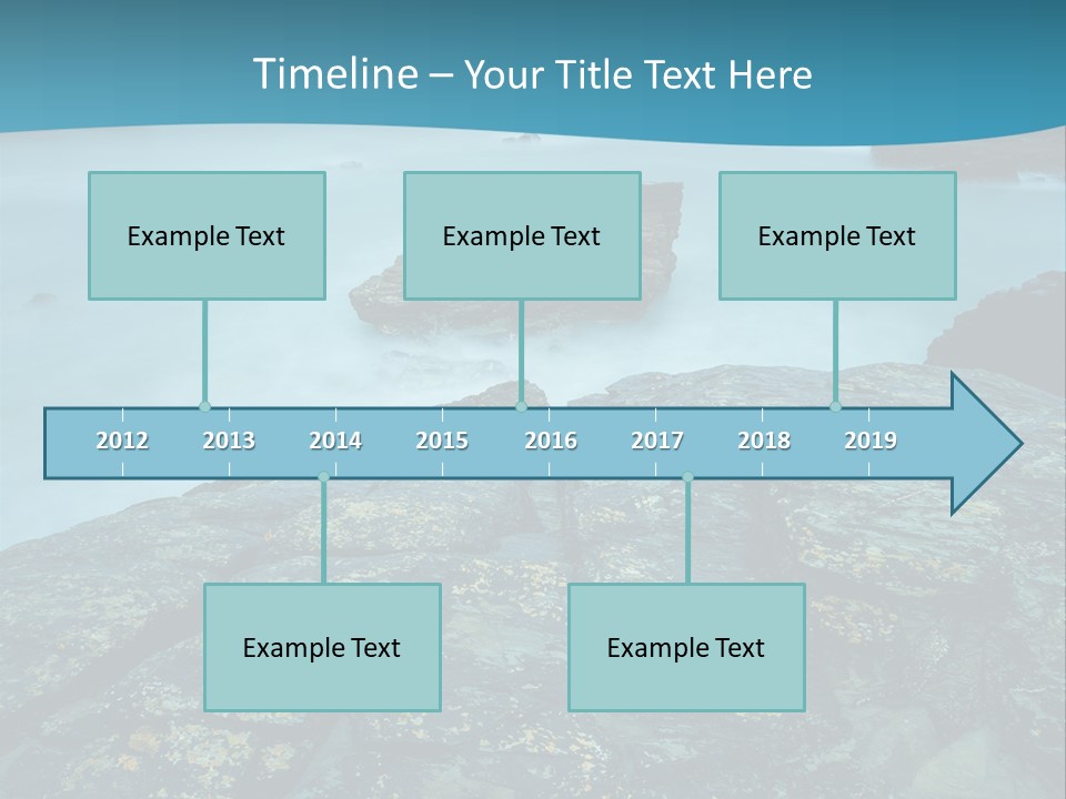 Lighthouse Storm Sea PowerPoint Template