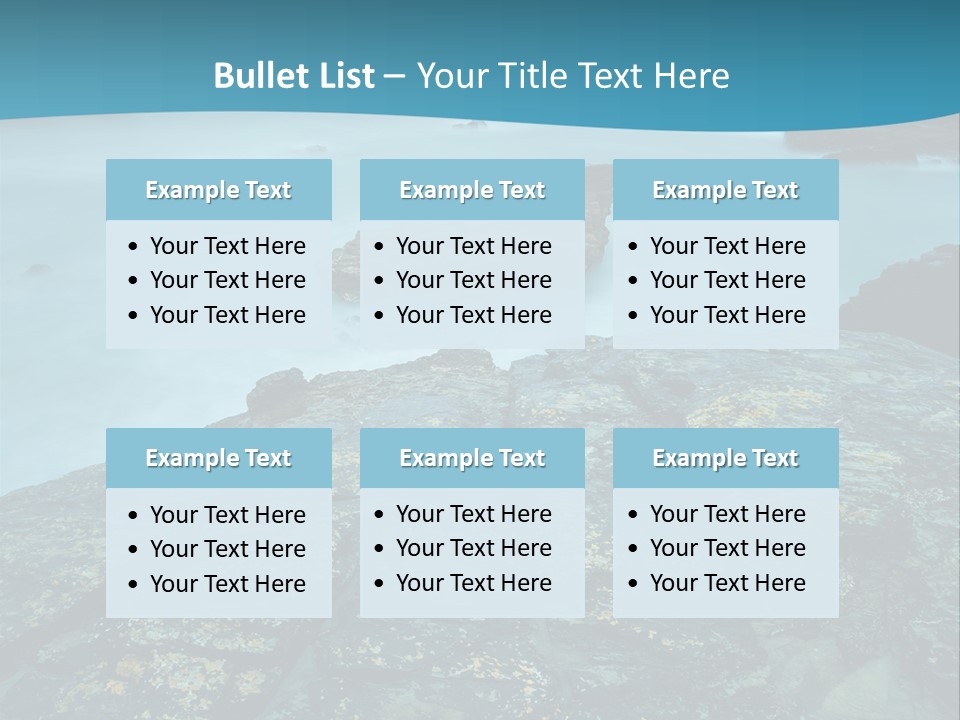 Lighthouse Storm Sea PowerPoint Template